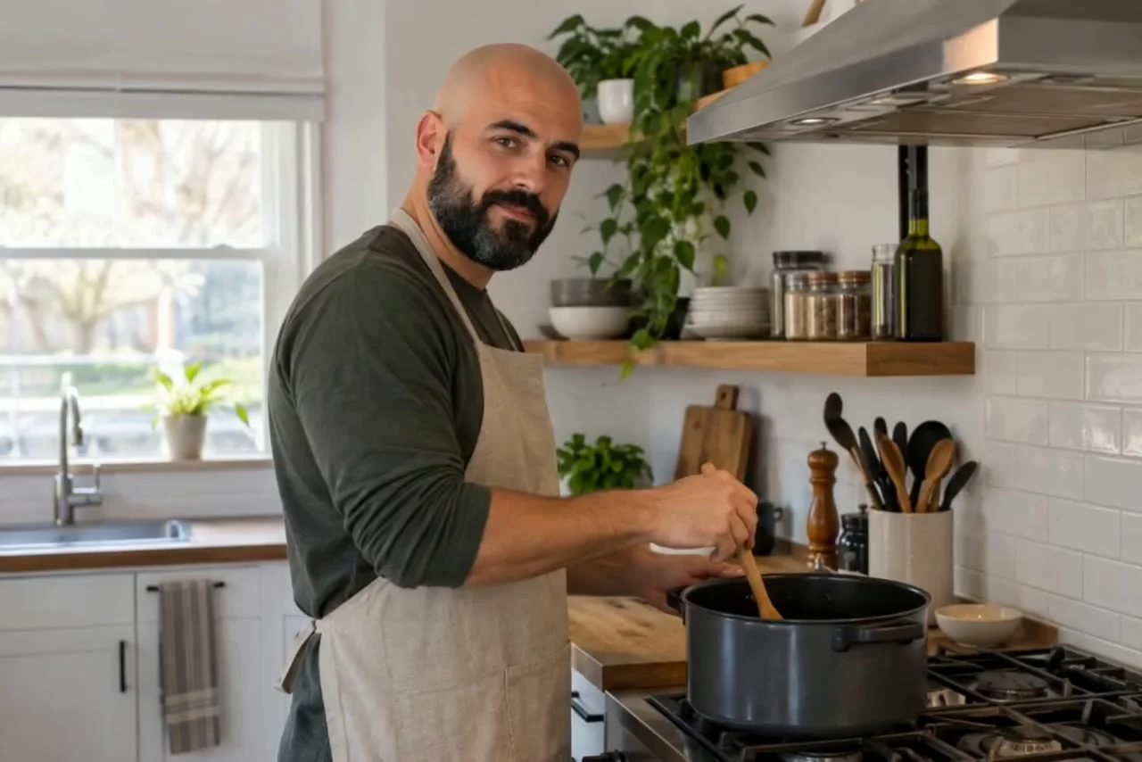 Actual Aisma result: The same stir performed by a fictional bald, bearded man about 45.